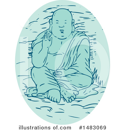 Buddha Clipart #1483069 by patrimonio