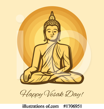 Royalty-Free (RF) Buddhism Clipart Illustration by Vector Tradition SM - Stock Sample #1706951