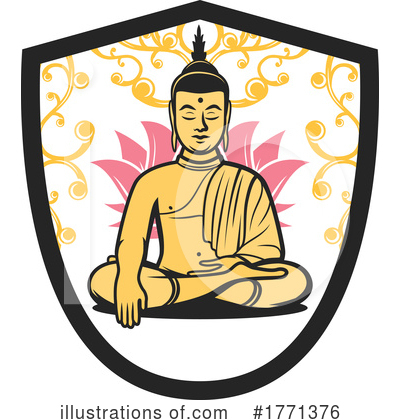 Buddha Clipart #1771376 by Vector Tradition SM