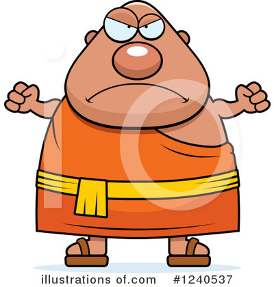 Royalty-Free (RF) Buddhist Clipart Illustration by Cory Thoman - Stock Sample #1240537