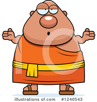 Royalty-Free (RF) Buddhist Clipart Illustration by Cory Thoman - Stock Sample #1240543