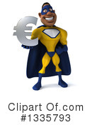 Buff Black Yellow And Blue Super Hero Clipart #1335793 by Julos