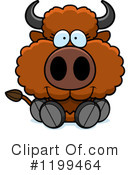 Buffalo Clipart #1199464 by Cory Thoman