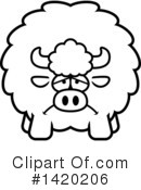 Buffalo Clipart #1420206 by Cory Thoman