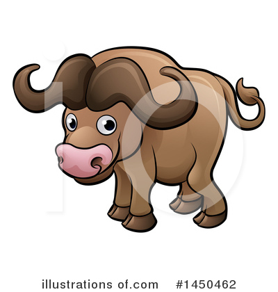 Royalty-Free (RF) Buffalo Clipart Illustration by AtStockIllustration - Stock Sample #1450462