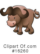 Buffalo Clipart #16260 by AtStockIllustration