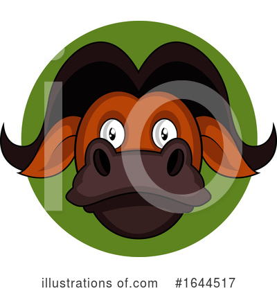 Royalty-Free (RF) Buffalo Clipart Illustration by Morphart Creations - Stock Sample #1644517