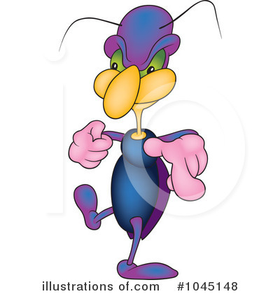 Royalty-Free (RF) Bug Clipart Illustration by dero - Stock Sample #1045148