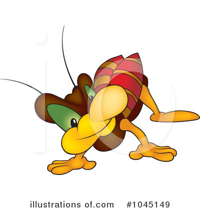 Royalty-Free (RF) Bug Clipart Illustration by dero - Stock Sample #1045149