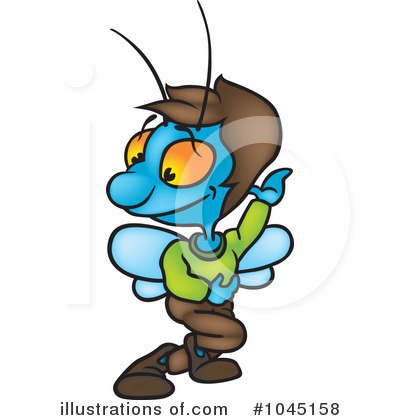 Royalty-Free (RF) Bug Clipart Illustration by dero - Stock Sample #1045158