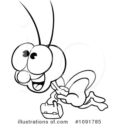 Royalty-Free (RF) Bug Clipart Illustration by dero - Stock Sample #1091785
