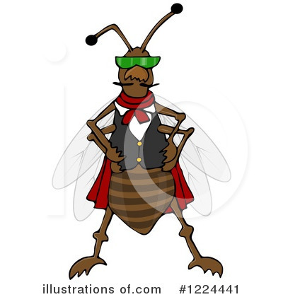 Royalty-Free (RF) Bug Clipart Illustration by djart - Stock Sample #1224441