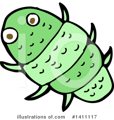 Royalty-Free (RF) Bug Clipart Illustration by lineartestpilot - Stock Sample #1411117
