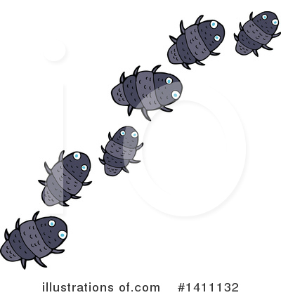 Royalty-Free (RF) Bug Clipart Illustration by lineartestpilot - Stock Sample #1411132