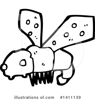 Royalty-Free (RF) Bug Clipart Illustration by lineartestpilot - Stock Sample #1411139