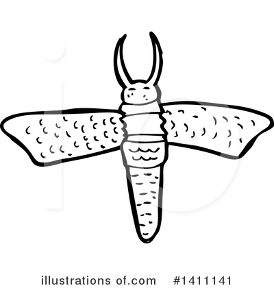 Royalty-Free (RF) Bug Clipart Illustration by lineartestpilot - Stock Sample #1411141
