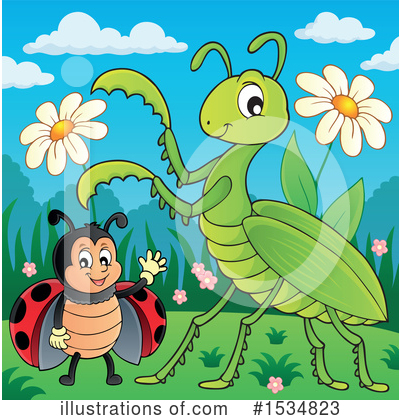 Royalty-Free (RF) Bug Clipart Illustration by visekart - Stock Sample #1534823