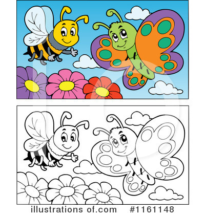 Royalty-Free (RF) Bugs Clipart Illustration by visekart - Stock Sample #1161148