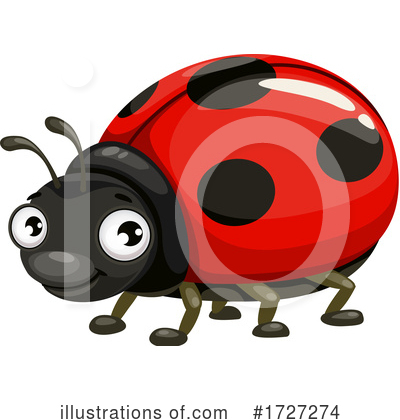 Ladybugs Clipart #1727274 by Vector Tradition SM