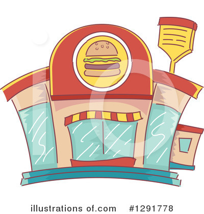 Burger Joint Clipart #1291778 by BNP Design Studio