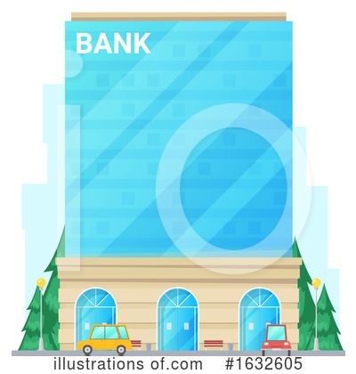 Bank Clipart #1632605 by Vector Tradition SM