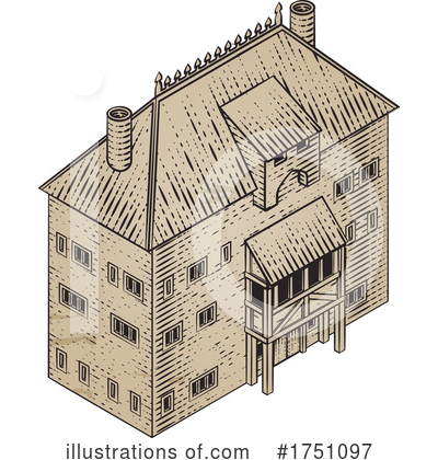 Royalty-Free (RF) Building Clipart Illustration by AtStockIllustration - Stock Sample #1751097