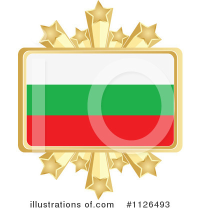 Bulgarian Flag Clipart #1126493 by Andrei Marincas