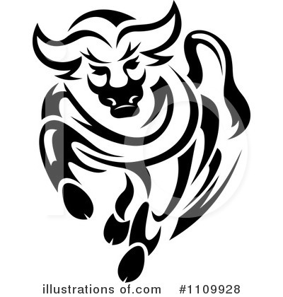 Bull Clipart #1109928 by Vector Tradition SM