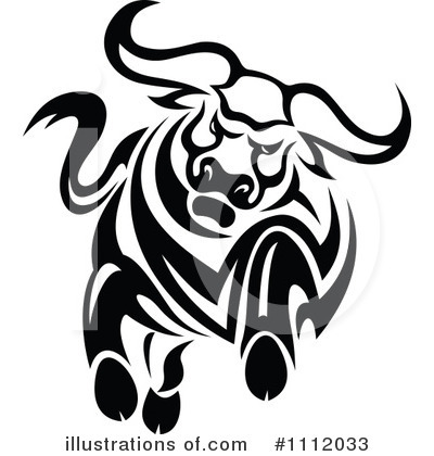 Bull Clipart #1112033 by Vector Tradition SM