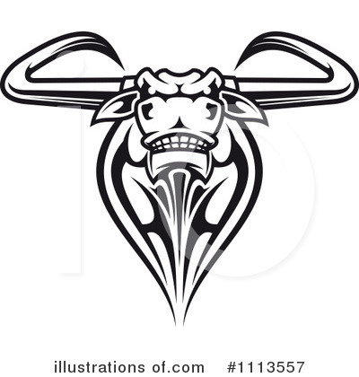 Bull Clipart #1113557 by Vector Tradition SM