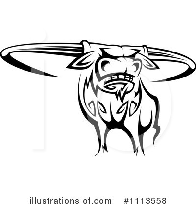 Royalty-Free (RF) Bull Clipart Illustration by Vector Tradition SM - Stock Sample #1113558