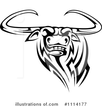 Bull Clipart #1114177 by Vector Tradition SM