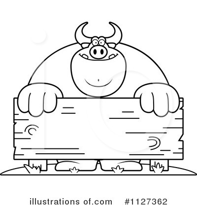Royalty-Free (RF) Bull Clipart Illustration by Cory Thoman - Stock Sample #1127362