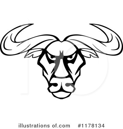 Bullfight Clipart #1178134 by Vector Tradition SM