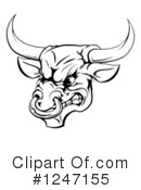 Bull Clipart #1247155 by AtStockIllustration