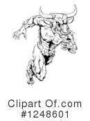 Bull Clipart #1248601 by AtStockIllustration