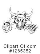 Bull Clipart #1265352 by AtStockIllustration
