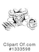 Bull Clipart #1333598 by AtStockIllustration