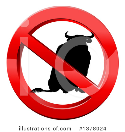Royalty-Free (RF) Bull Clipart Illustration by AtStockIllustration - Stock Sample #1378024
