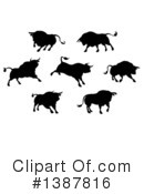 Bull Clipart #1387816 by AtStockIllustration