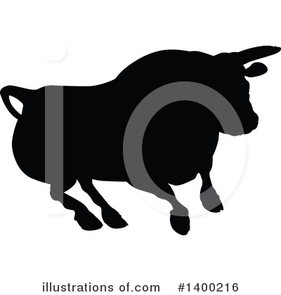 Royalty-Free (RF) Bull Clipart Illustration by AtStockIllustration - Stock Sample #1400216