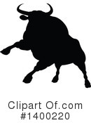 Bull Clipart #1400220 by AtStockIllustration