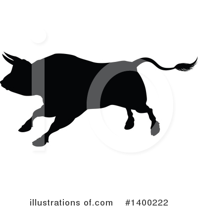 Royalty-Free (RF) Bull Clipart Illustration by AtStockIllustration - Stock Sample #1400222
