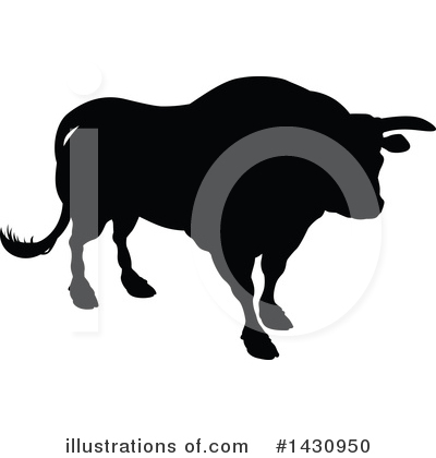 Royalty-Free (RF) Bull Clipart Illustration by AtStockIllustration - Stock Sample #1430950