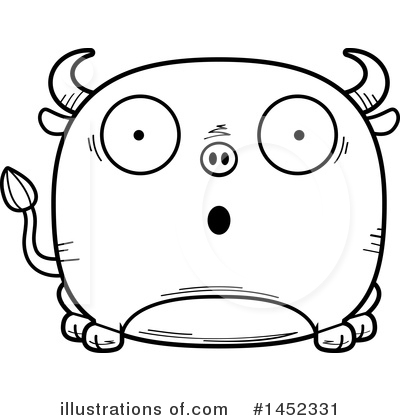 Royalty-Free (RF) Bull Clipart Illustration by Cory Thoman - Stock Sample #1452331