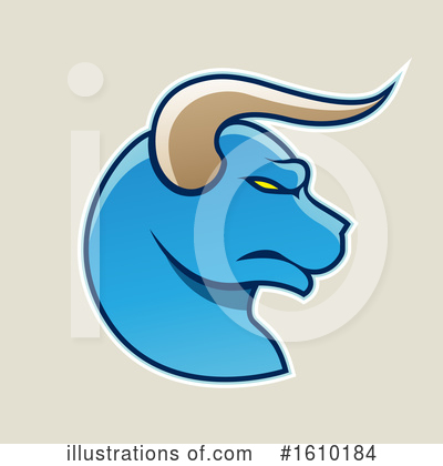 Royalty-Free (RF) Bull Clipart Illustration by cidepix - Stock Sample #1610184