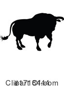 Bull Clipart #1718444 by AtStockIllustration