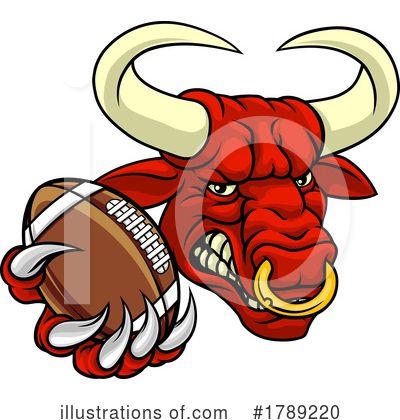 Royalty-Free (RF) Bull Clipart Illustration by AtStockIllustration - Stock Sample #1789220