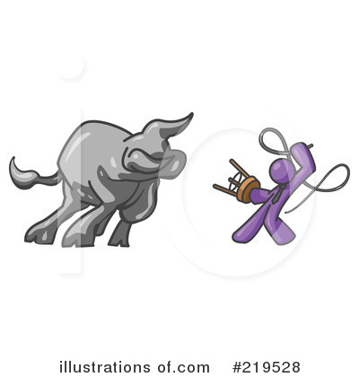 Bull Clipart #219528 by Leo Blanchette