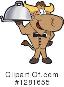 Bull Mascot Clipart #1281655 by Mascot Junction